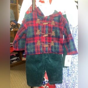 New with tags boys winter outfit size 6/9 months